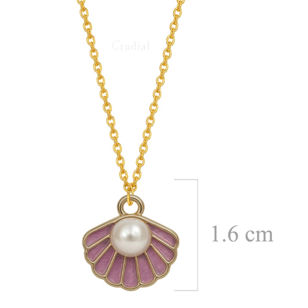 Purple Shell Necklace