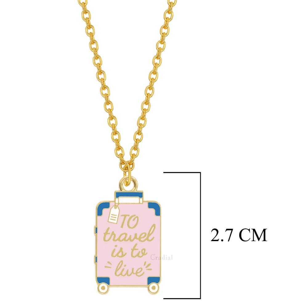 Suitcase Necklace