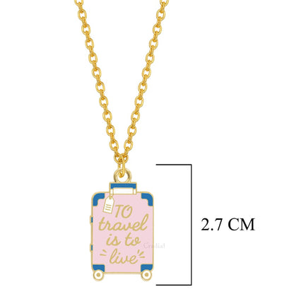 Suitcase Necklace