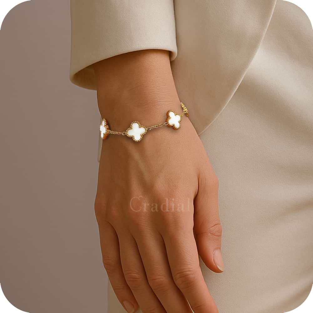 White Clover Bracelet