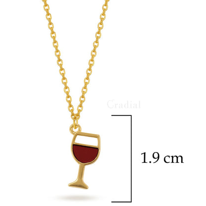 Wine Glass Necklace