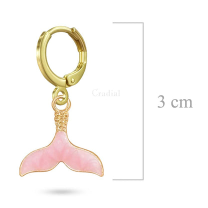Pink Aureal Earrings