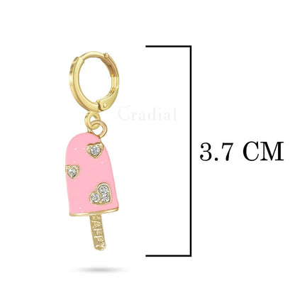 Pink Popsicle Earrings
