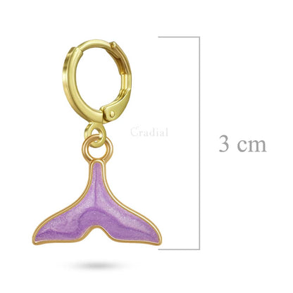 Purple Aureal Earrings