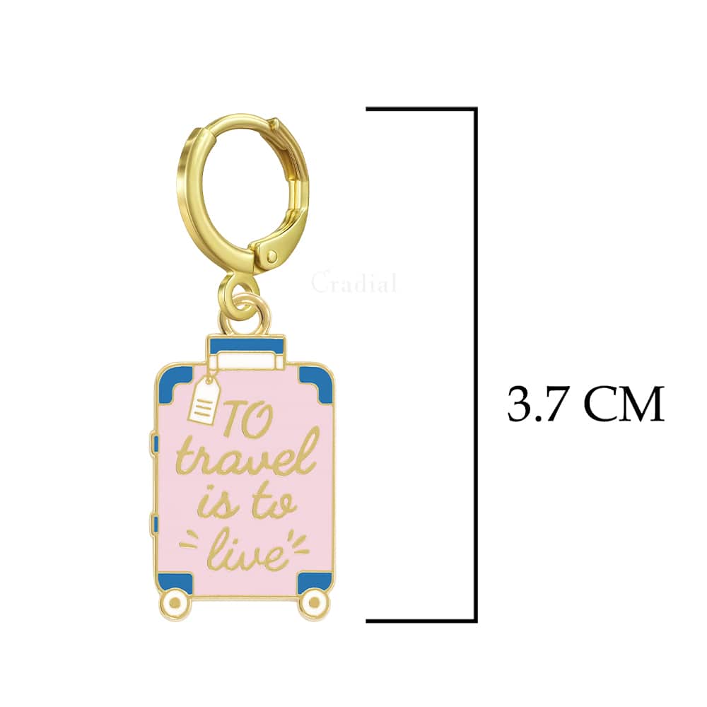 Suitcase Earrings