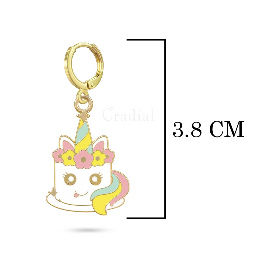 Unicorn Cake Earrings