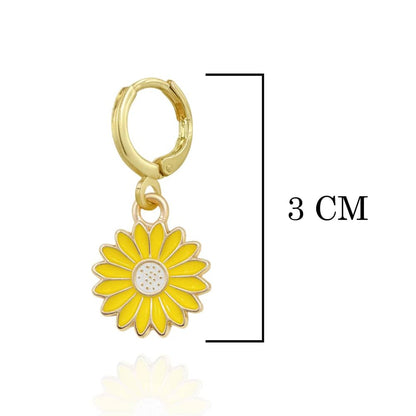 Yellow Daisy Earrings