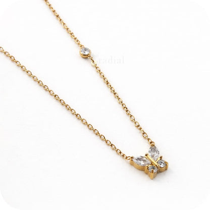Flutter Gold Necklace