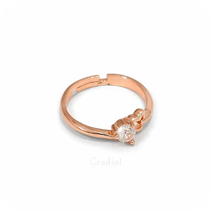 Vow Heart Rose Gold Ring