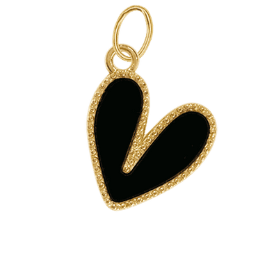 Black Heart Charm