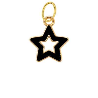 Black Star Charm