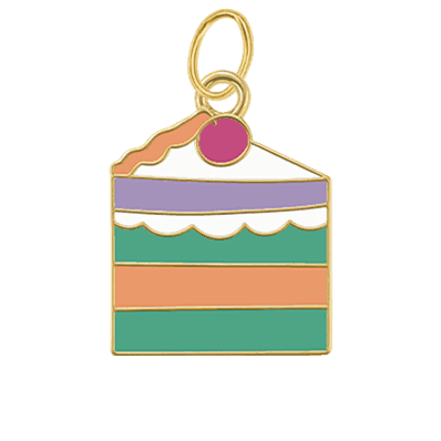 Slice Of Cake Charm