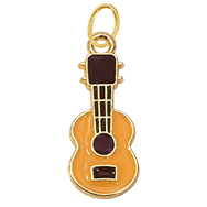 Brown Guitar Charm