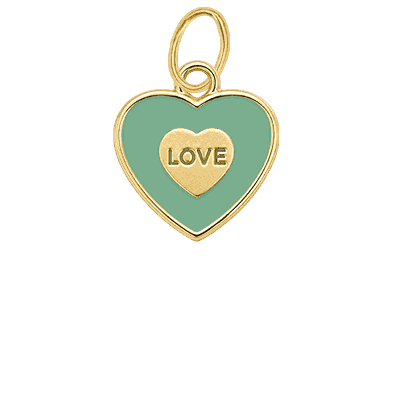 Green LOVE Heart