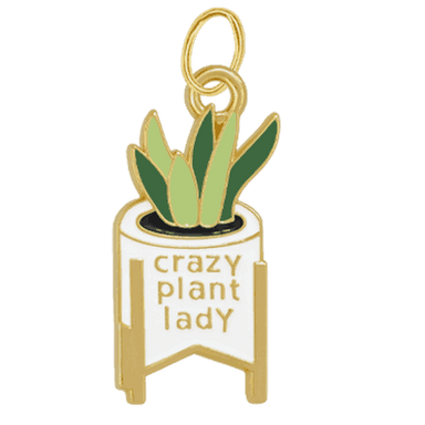 Crazy Plant Lady Charm