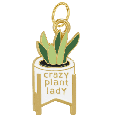 Crazy Plant Lady Charm