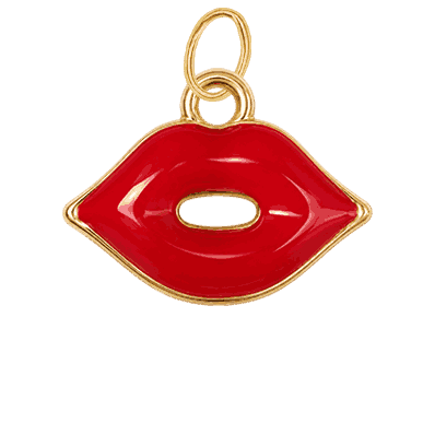 Lips Red Charm