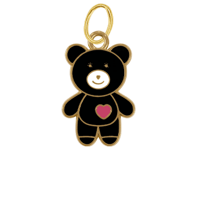 Black Teddy Charm