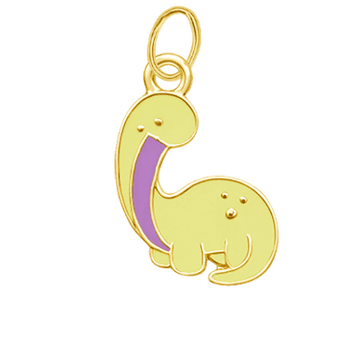 Yellow Dino Charm