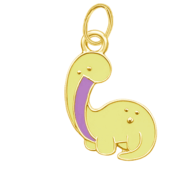 Yellow Dino Charm