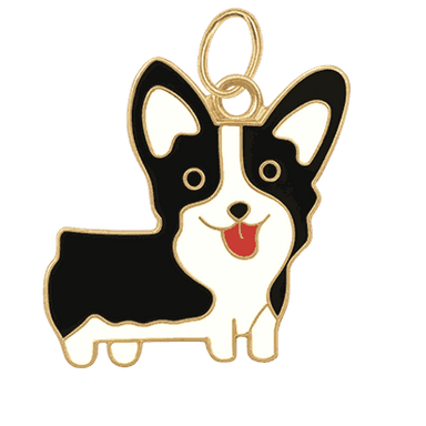 Black Dog Long Charm