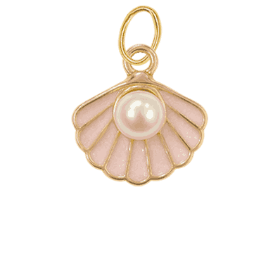 Pink Shell Charm