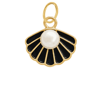 Black Shell Charm