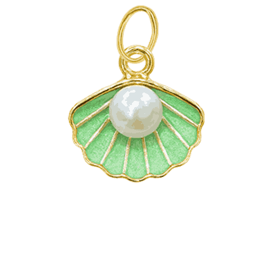 New Green Shell Charm