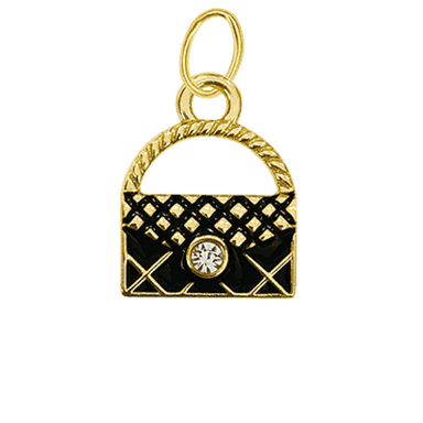 Black Handbag Charm