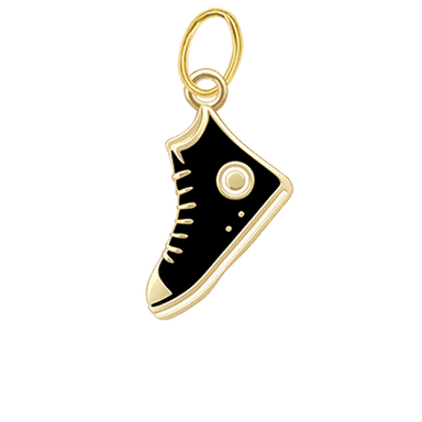 Black Converse Charm
