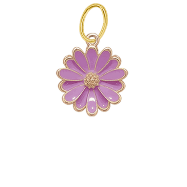 Purple Petal Charm