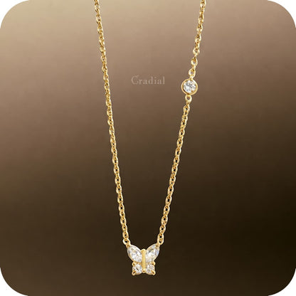 Flutter Gold Necklace