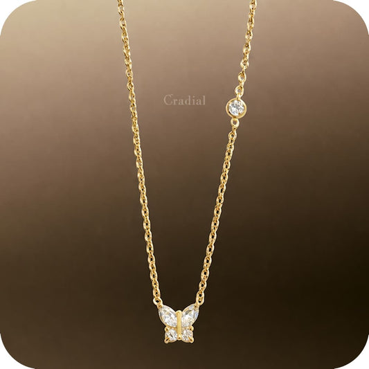 Flutter Gold Necklace
