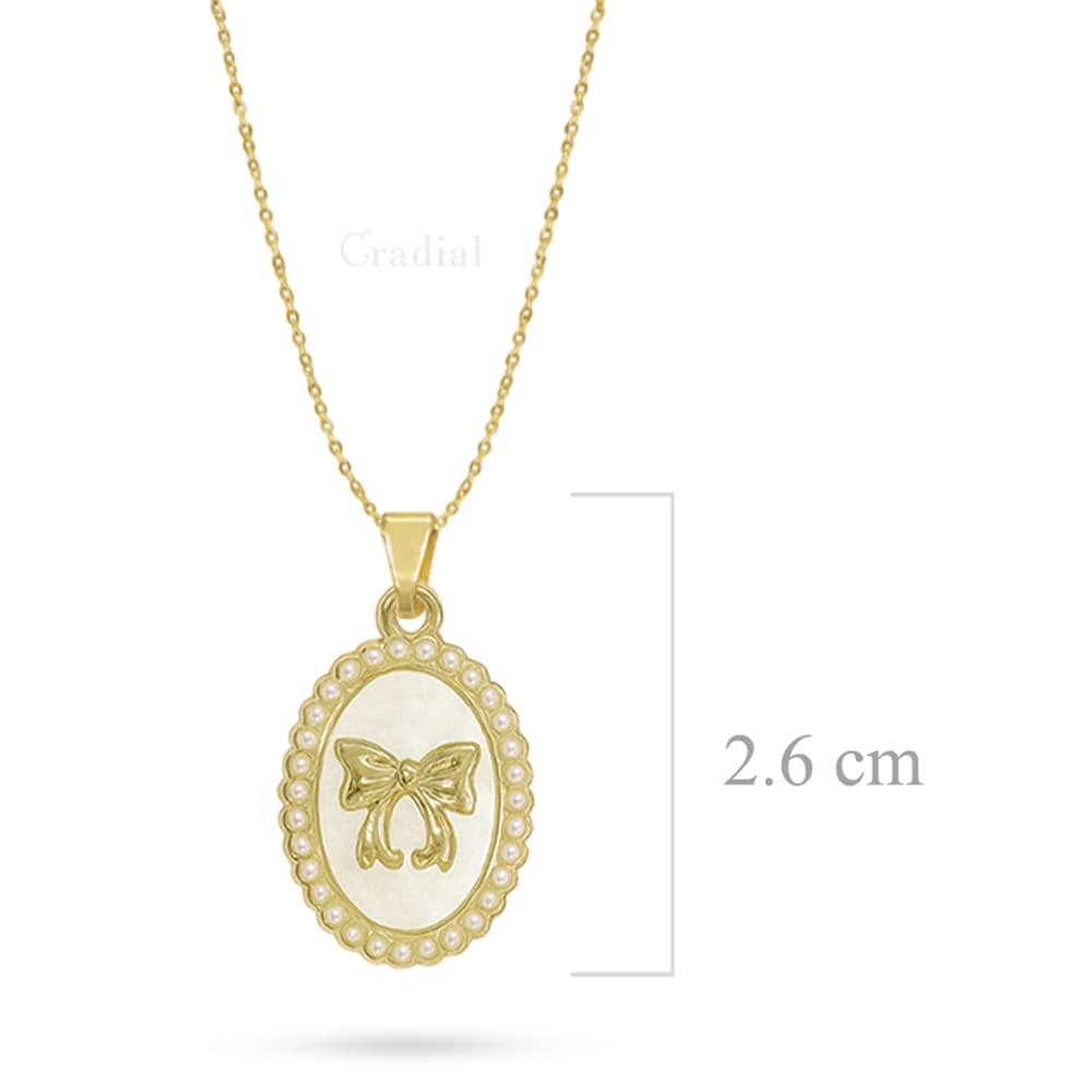 Bow Crest Necklace