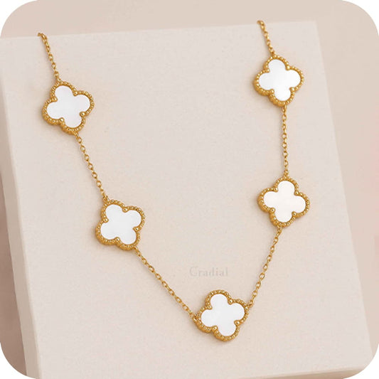 White Clover Necklace