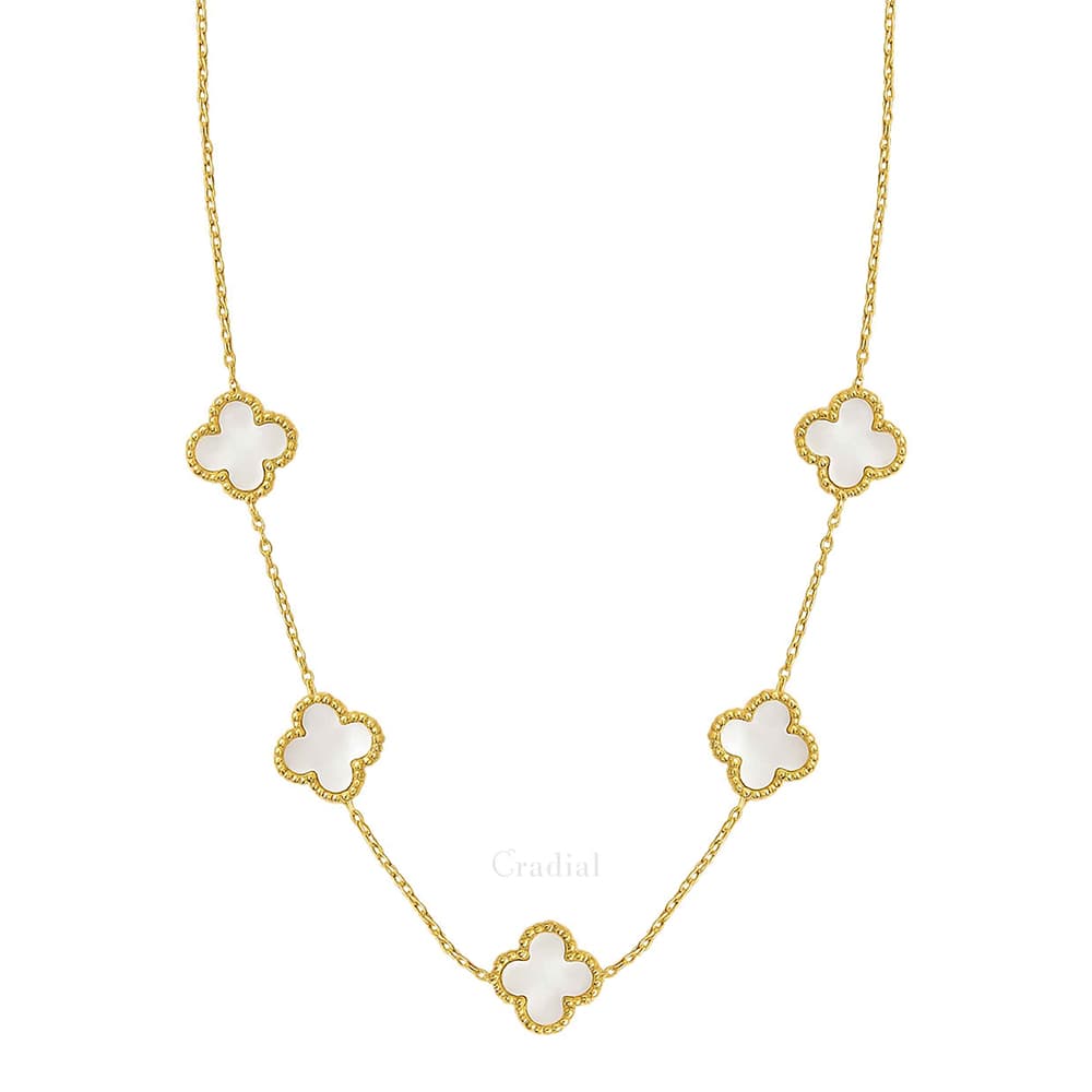 White Clover Necklace