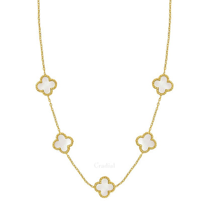 White Clover Necklace
