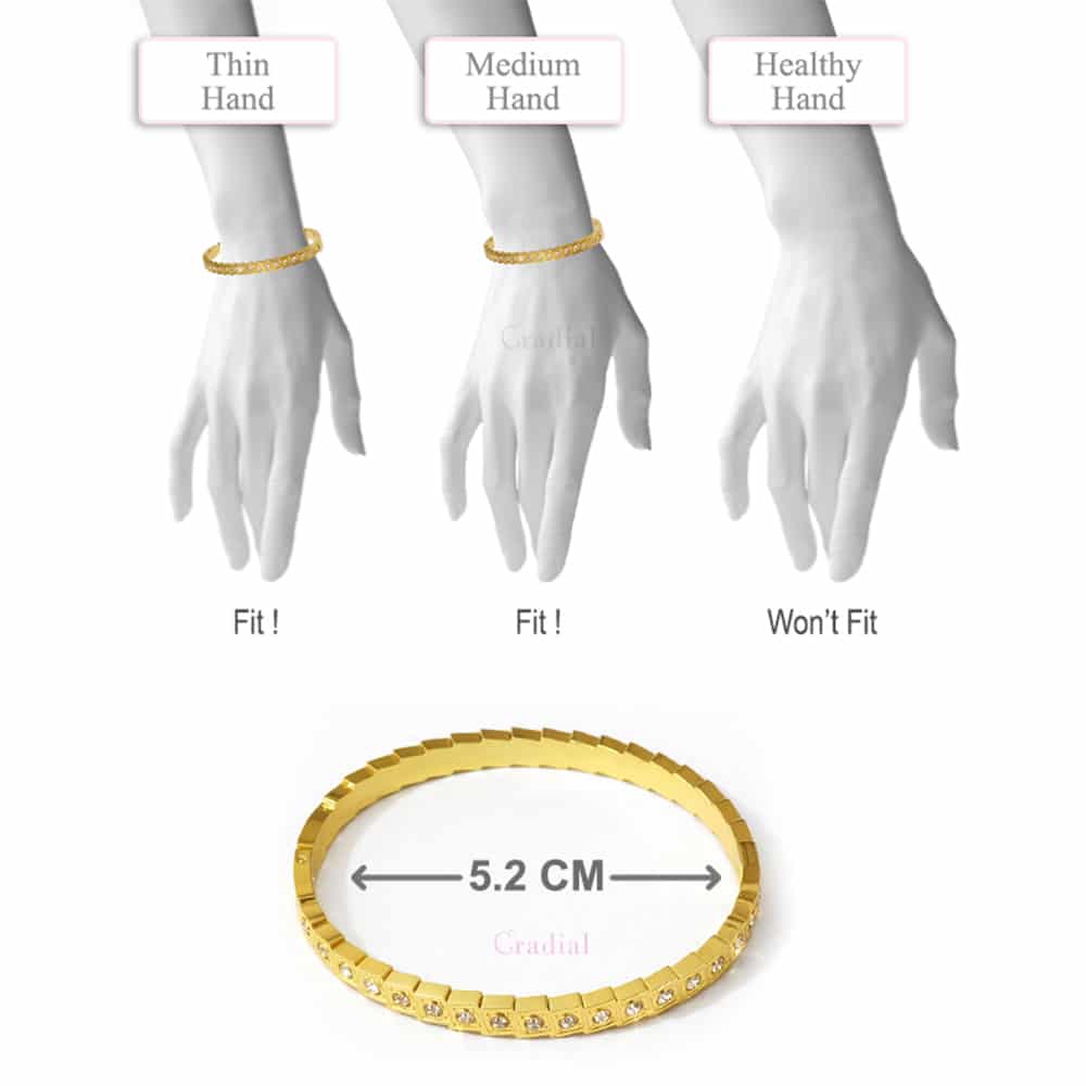 Square Set Bangle