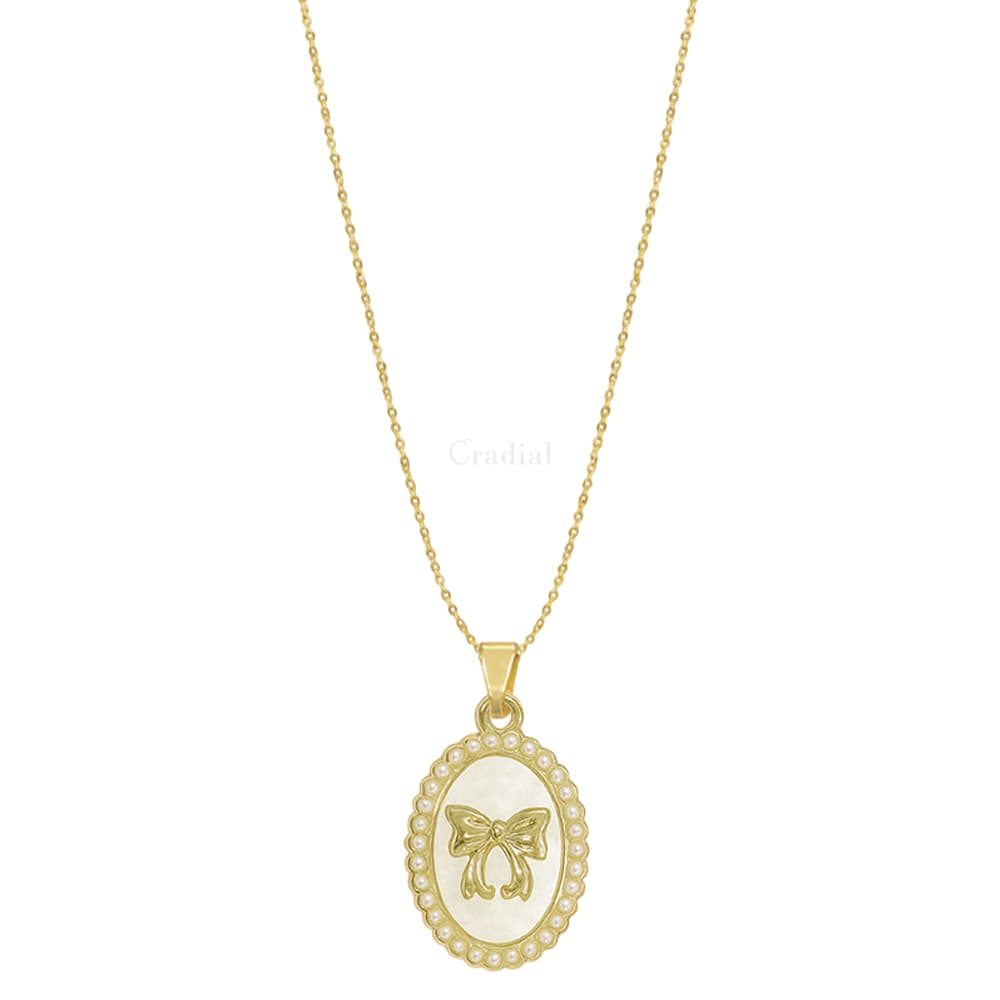 Bow Crest Necklace