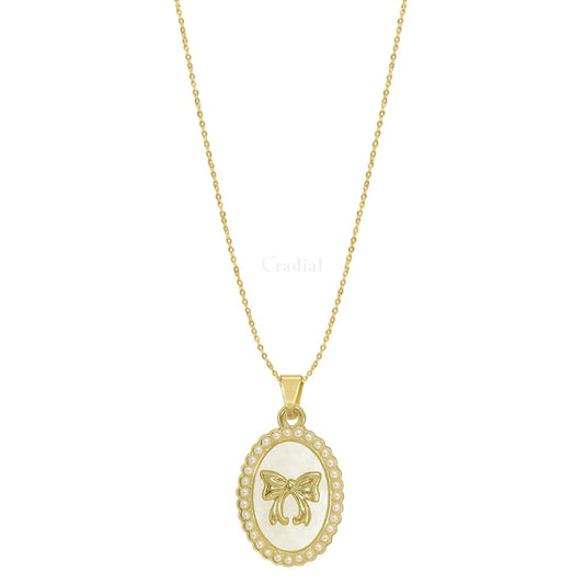 Bow Crest Necklace