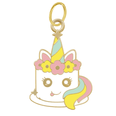 Unicorn Cake Charm