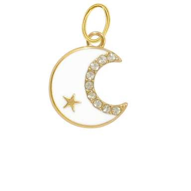 White Moon Charm