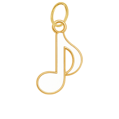 White Quaver Charm