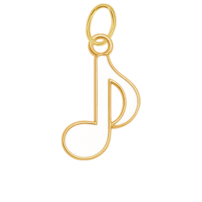 White Quaver Charm