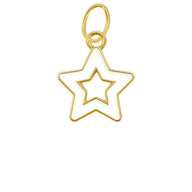 White Star Charm
