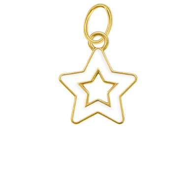 White Star Charm