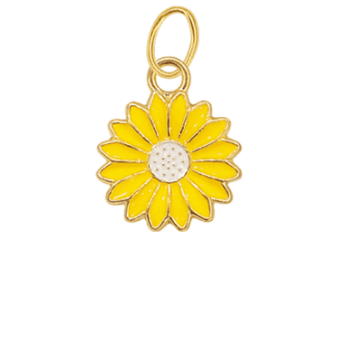 Yellow Daisy Charm