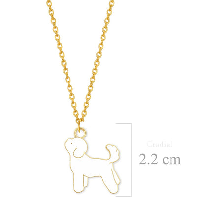 Whitew Dog Necklace